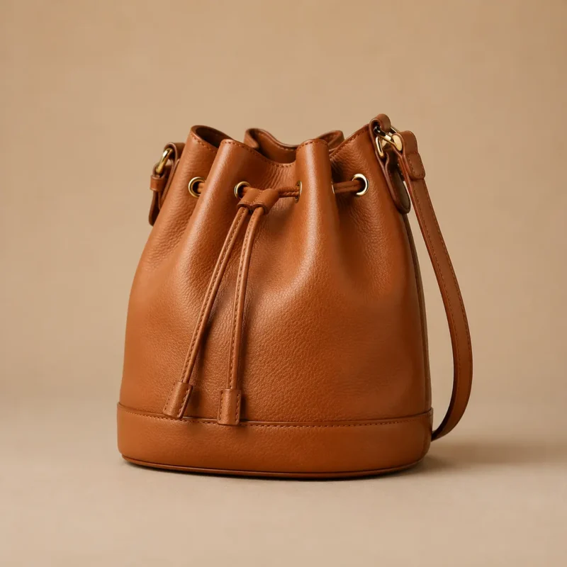 Leather Bucket Bags