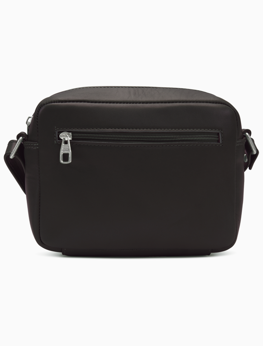Minimalist Espresso Leather Crossbody Bag | Compact Pebbled Leather Travel Bag Minimalist Espresso Leather Crossbody Bag | Compact Pebbled Leather Travel Bag