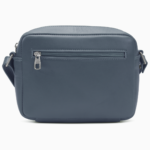 Minimalist Deep Teal Camera Bag | Modern Boxy Leather Crossbody