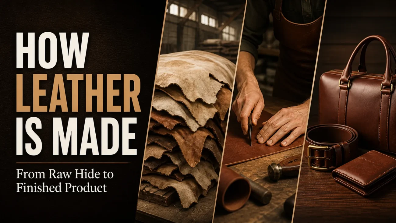 How Leather Is Made From Raw Hide to Finished Product