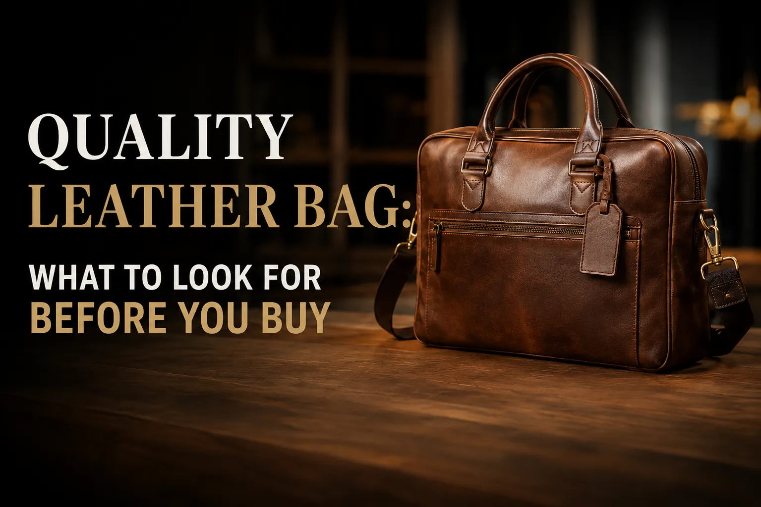 Quality Leather Bag What to Look for Before You Buy