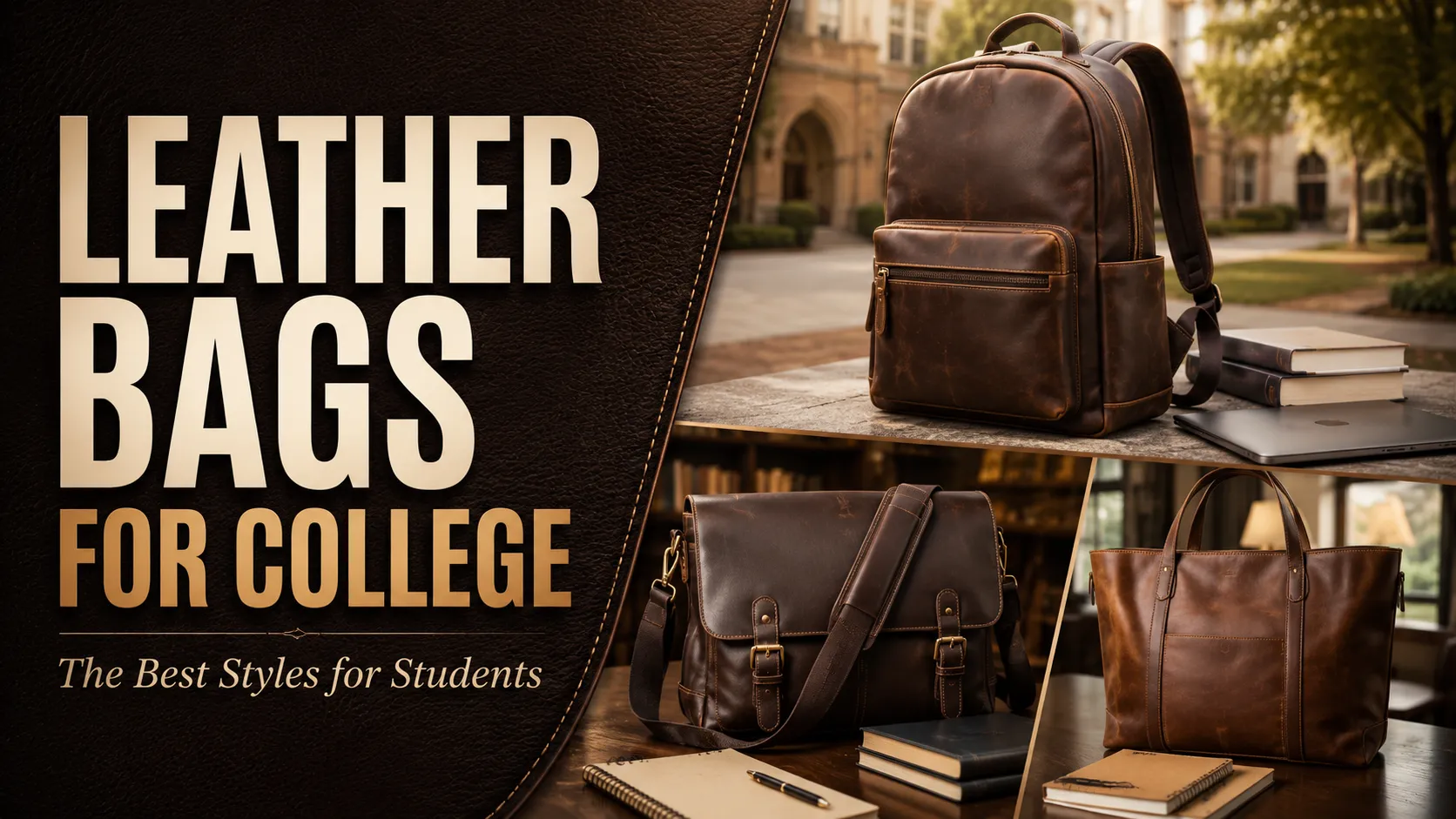 Leather Bags for College The Best Styles for Students