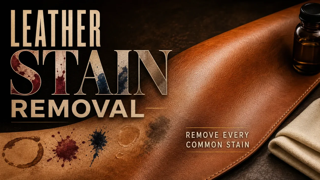 Leather Stain Removal: How to Remove Every Common Stain