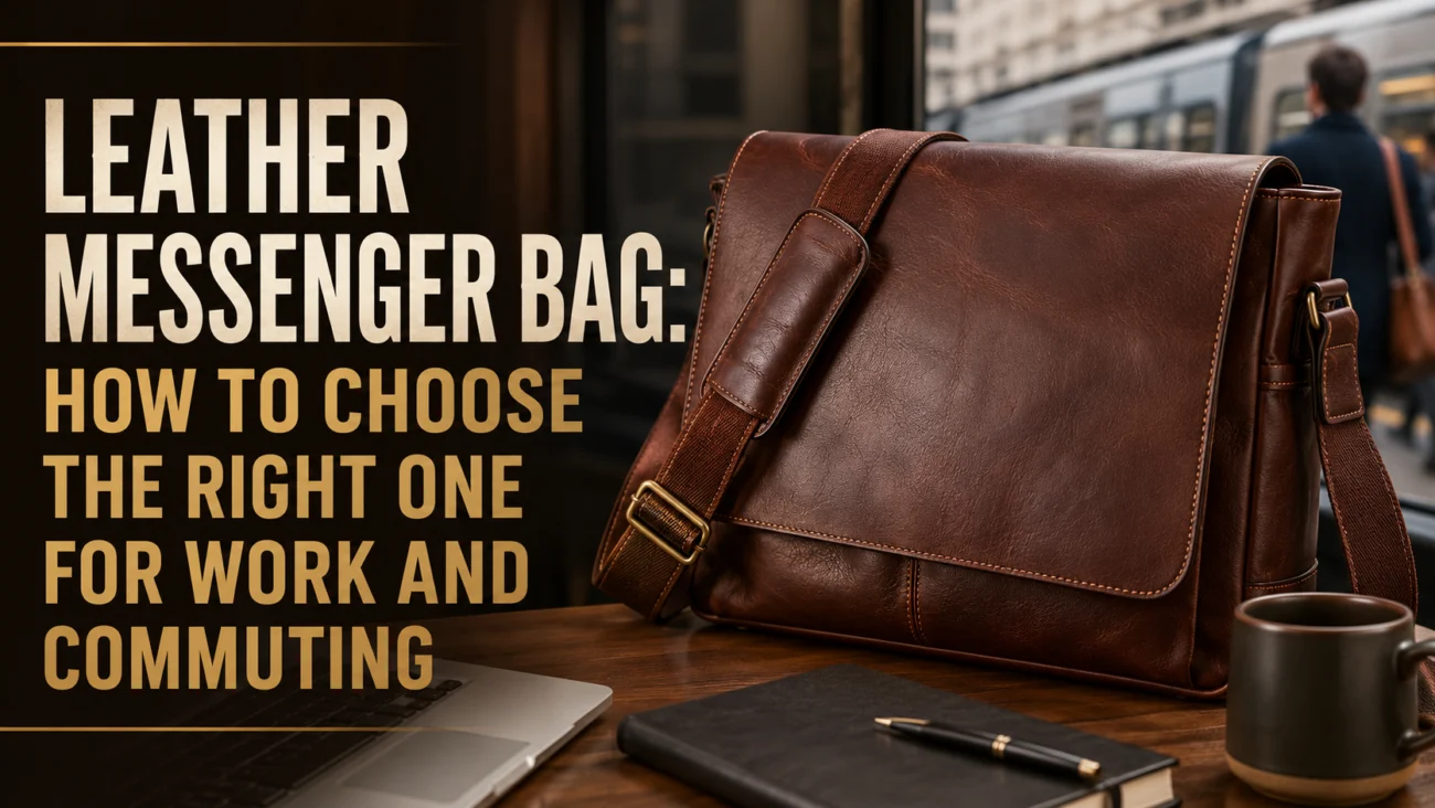 Leather Messenger Bag How to Choose the Right One for Work and Commuting
